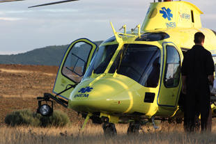Helicóptero do INEM fica em Macedo