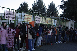 Alunos de Vinhais protestam contra o frio