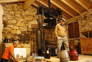 Lavandeira recorda produção tradicional de azeite