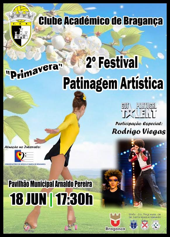 Rodrigo Viegas no Festival de Patinagem do CAB