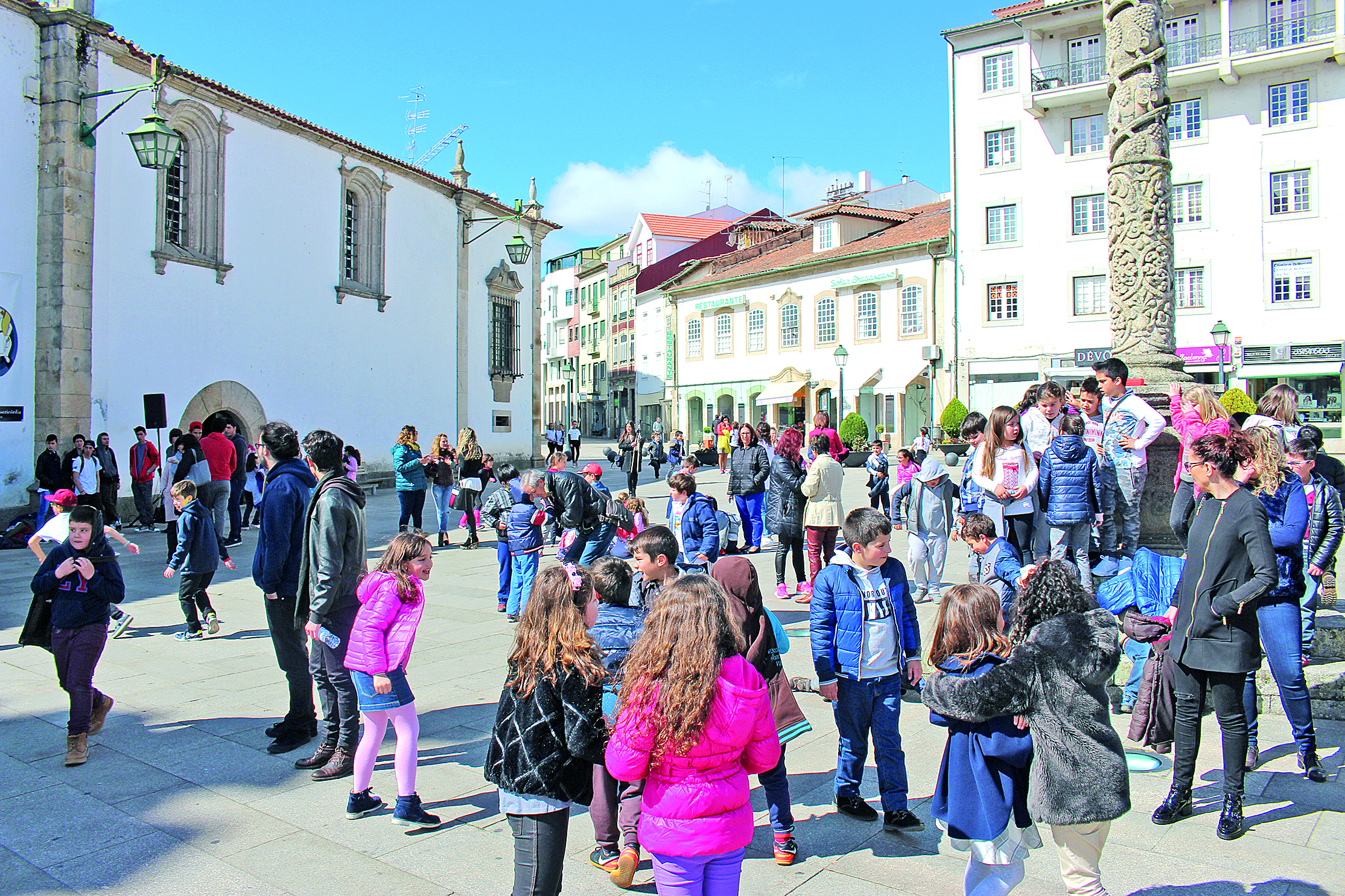 Crianças e jovens celebraram o dia da árvore e da poesia em Bragança