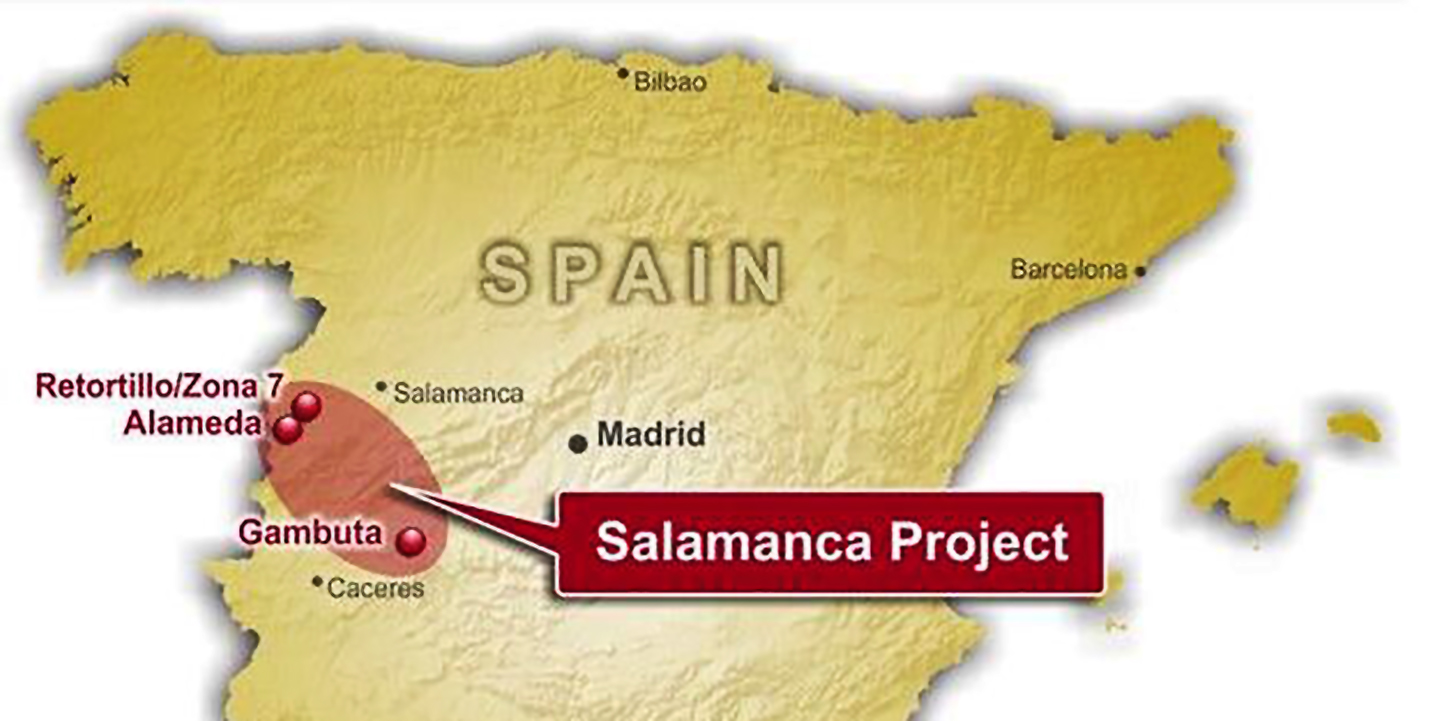 Projecto de minas de urânio junto à fronteira portuguesa foi suspenso