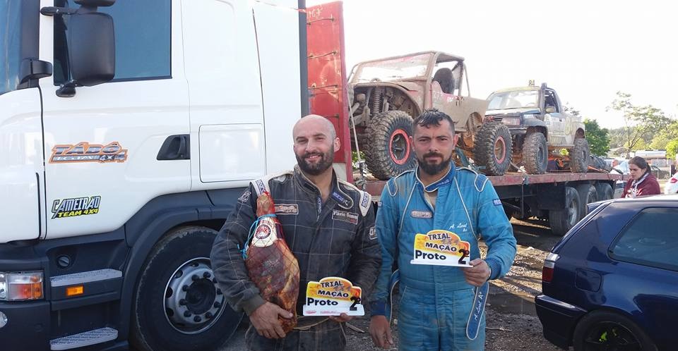 Flávio Gomes no pódio em Mação