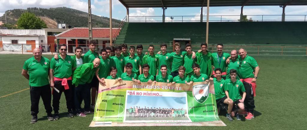 Cachão é campeão distrital de iniciados a uma jornada do fim do campeonato