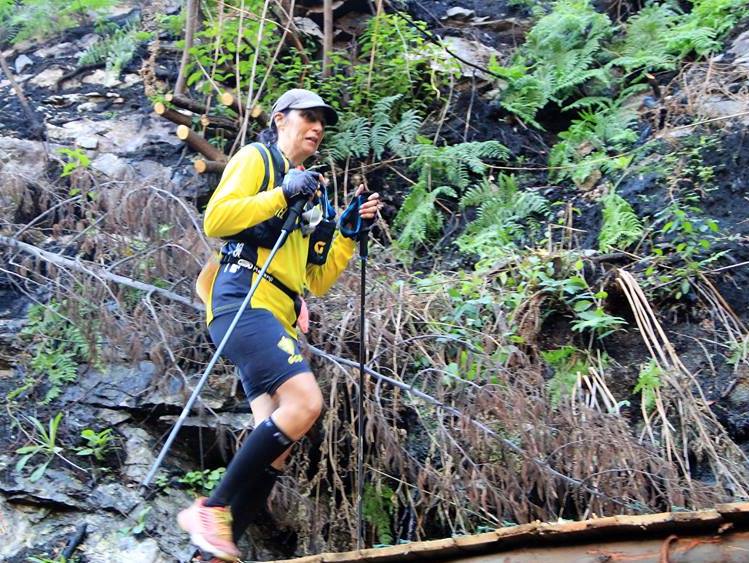 Sandra Cabral na prova rainha das ultramaratonas da Europa