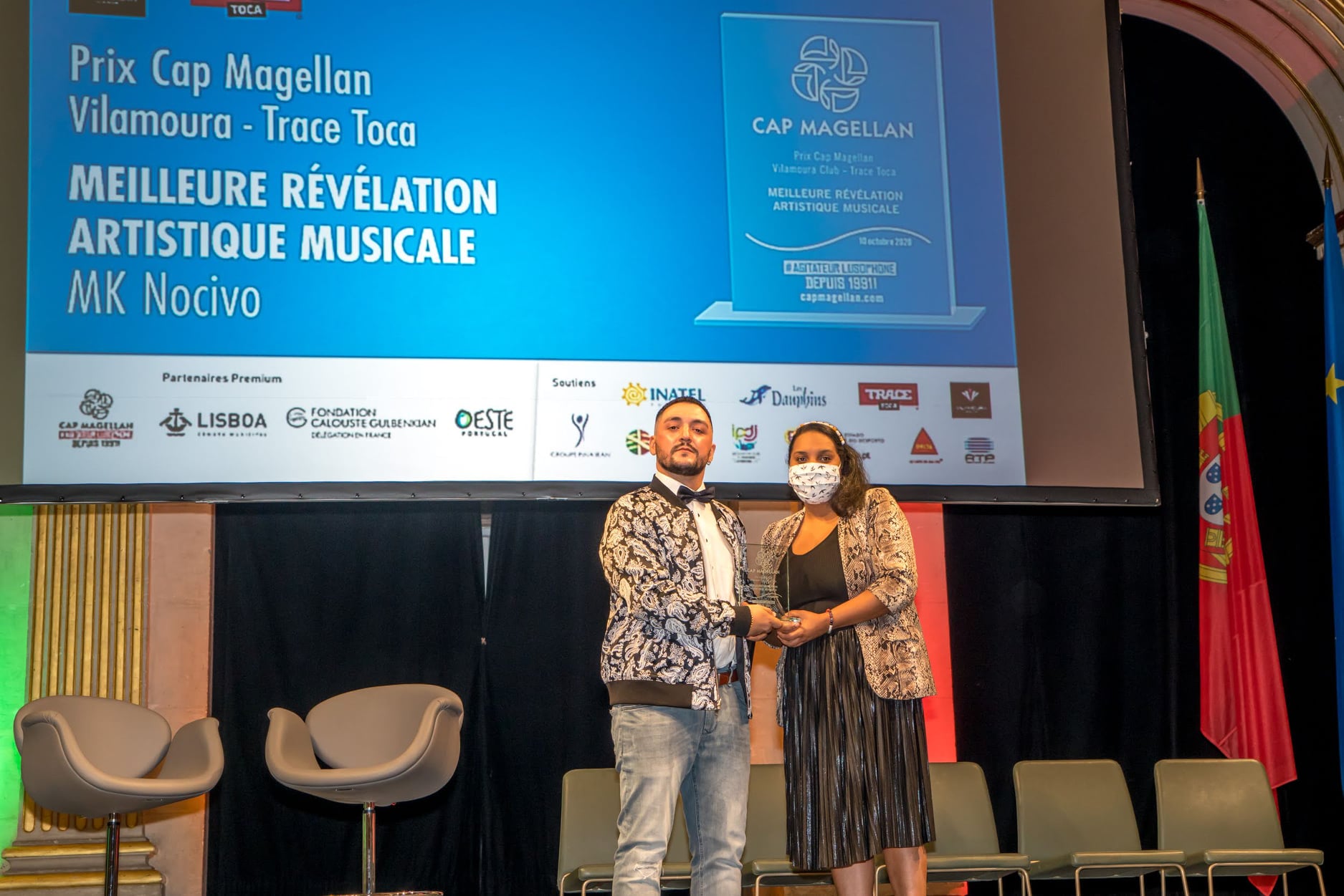 Rapper brigantino recebeu prémio “Revelação Artística Musical” em Paris