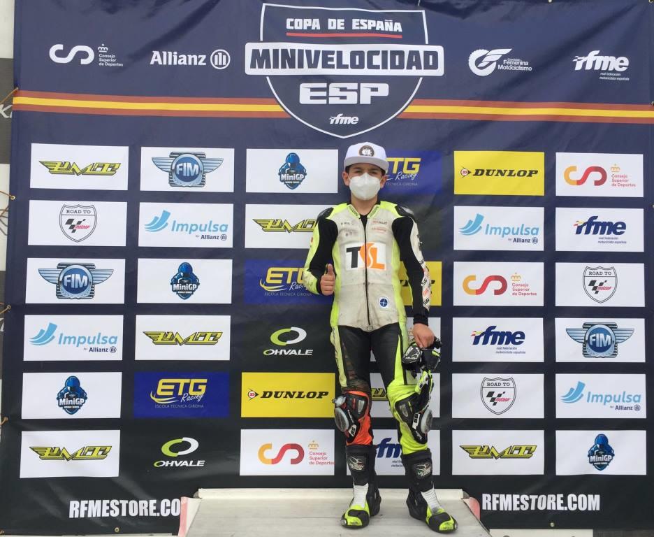 Piloto brigantino no Top 20 da Copa de Espanha