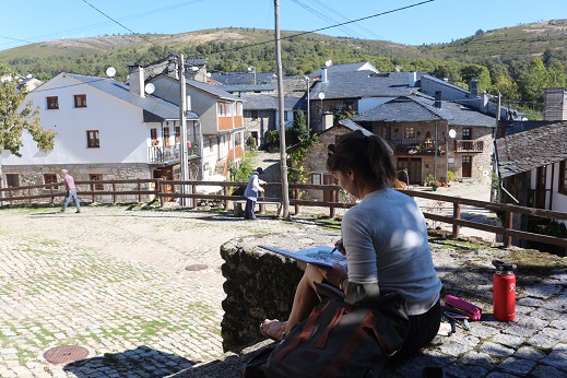 Bragança retratada pela SketchTour Portugal