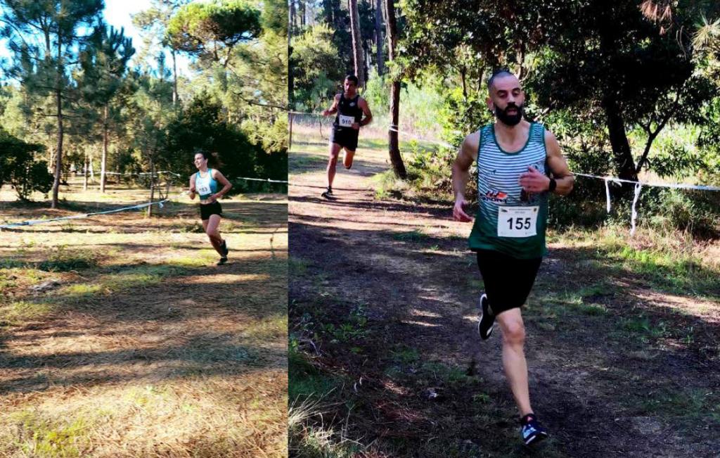 Eva Fernandes e Pedro Carneiro no pódio em Mira