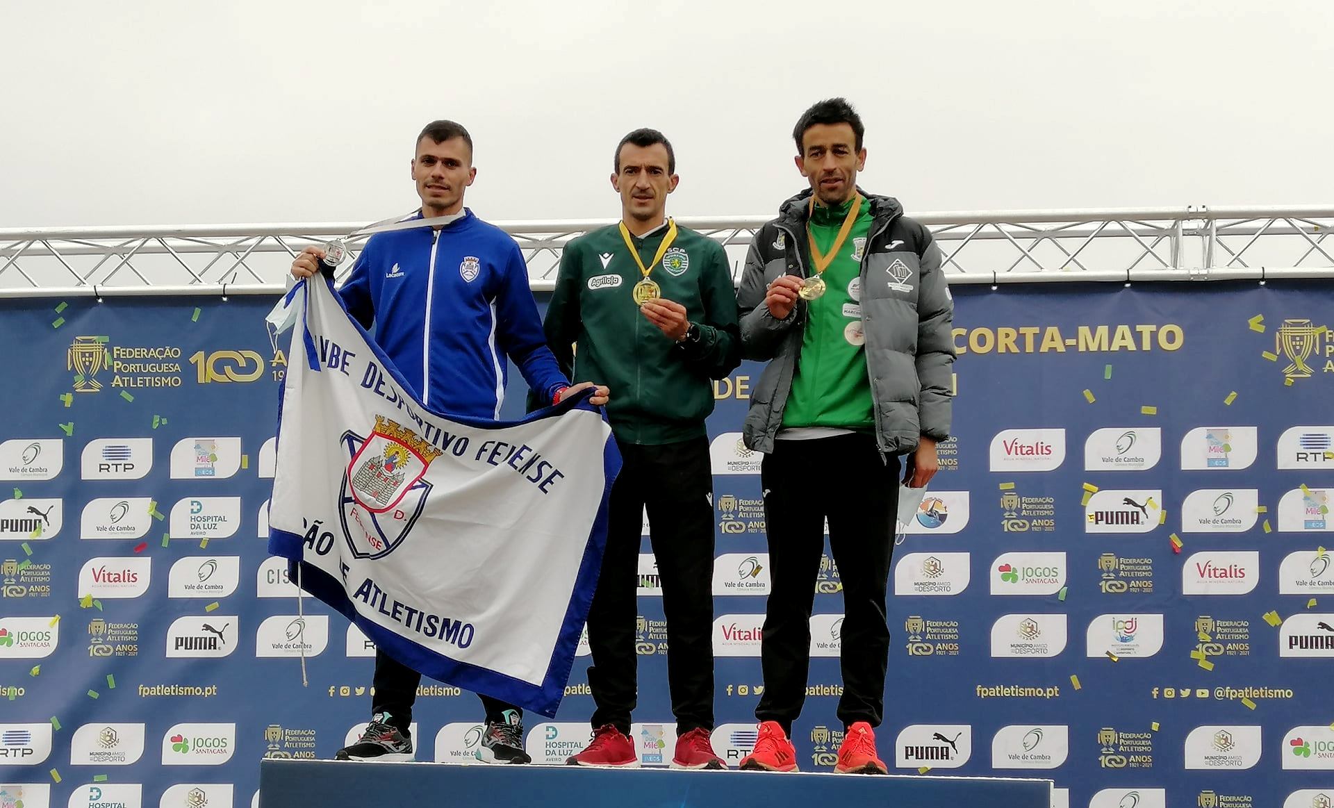 Muga e Carvalho conquistam bronze no Campeonato Nacional de Corta-Mato