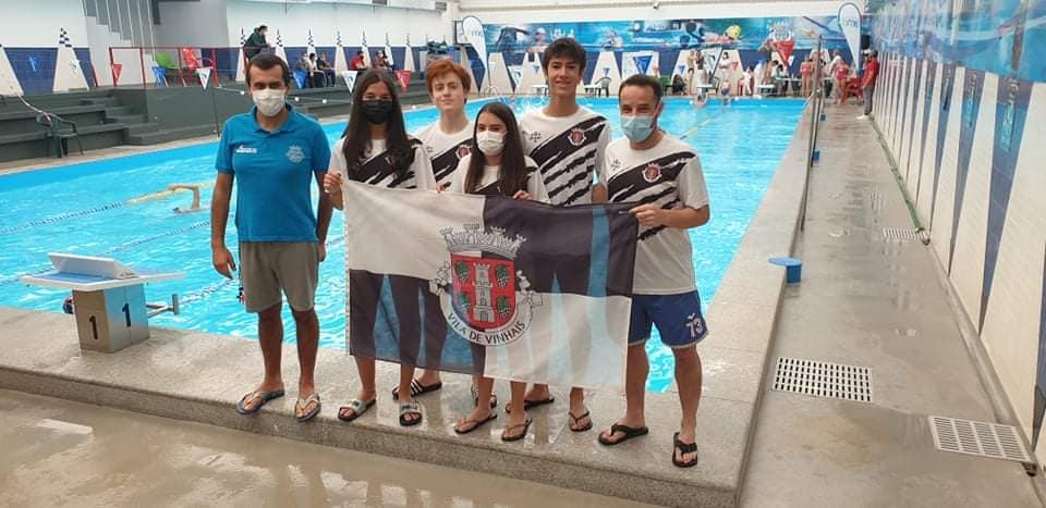 F.C. Vinhais soma seis pódios no Torneio de Inverno de Natação