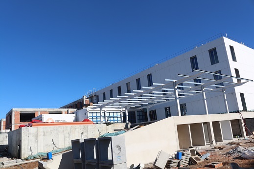 Obras no Hospital Privado de Bragança retomadas depois de dois meses paradas