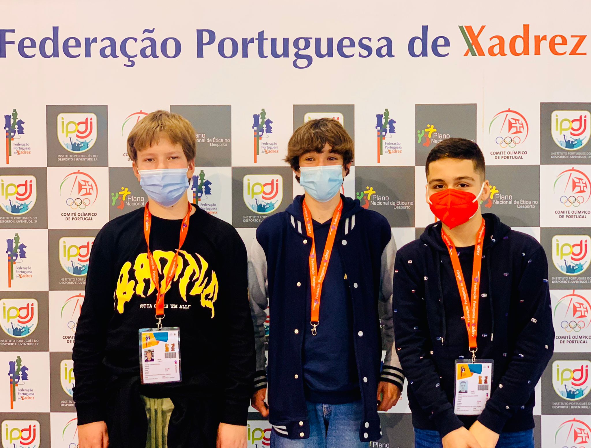 CAMIR coloca três xadrezistas no top 30 do Campeonato Nacional de Jovens