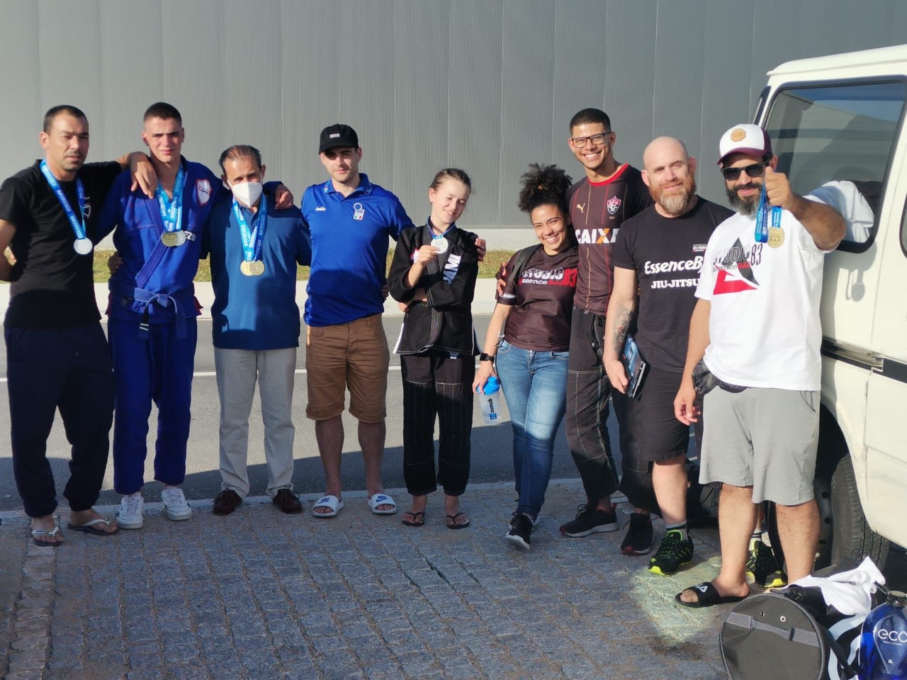Academia/Studio 83 Essence BJJ ouro e prata no Portugal Grand Slam Jiu-Jitsu