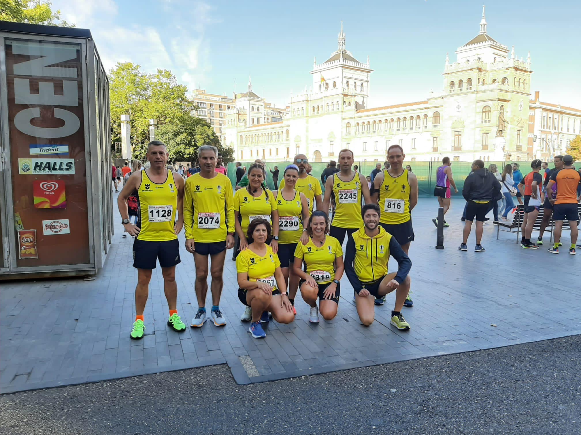 Atletas do Ginásio Clube de Bragança no pódio em Valladolid