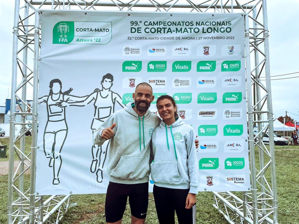 Eva Fernandes e Pedro Carneiro participaram no Nacional de Corta Mato Longo
