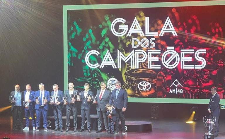 Brigantinos galardoados na Gala dos Campeões da FPAK