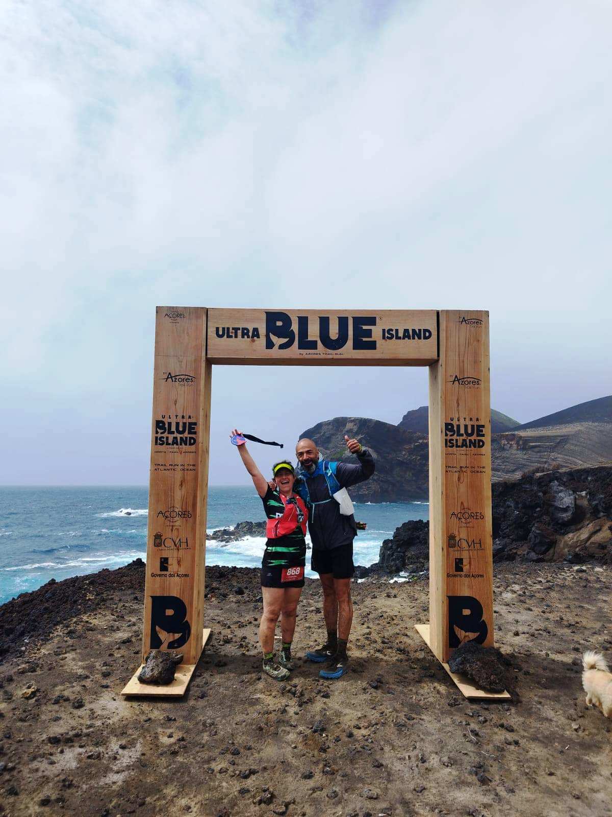 Atletas do Grupo Mirandela a Correr em bom plano no Ultra Blue Island 2023