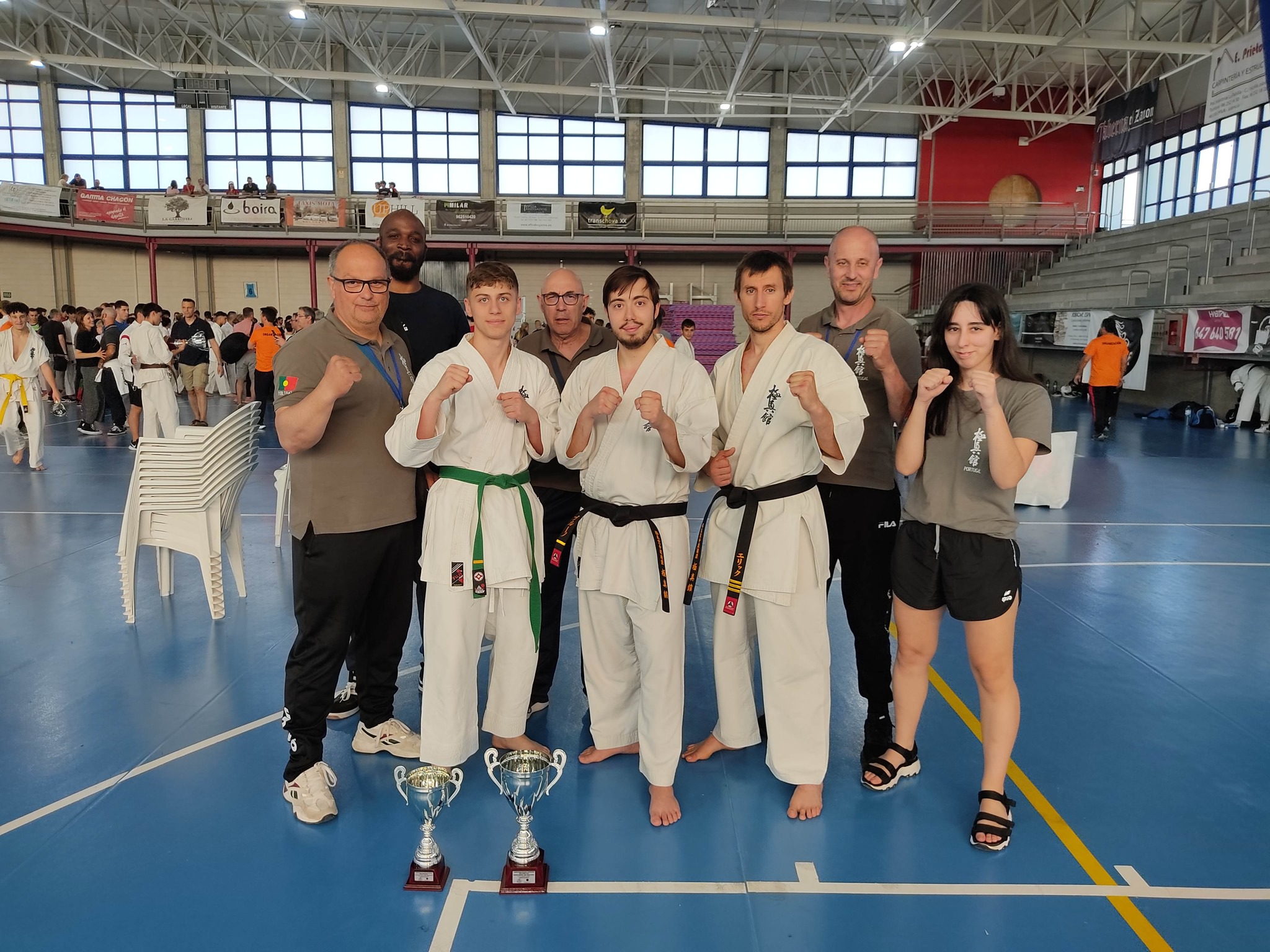 Eric São Pedro e Duarte Ginjo sobem ao pódio no Campeonato de Espanha da KWF