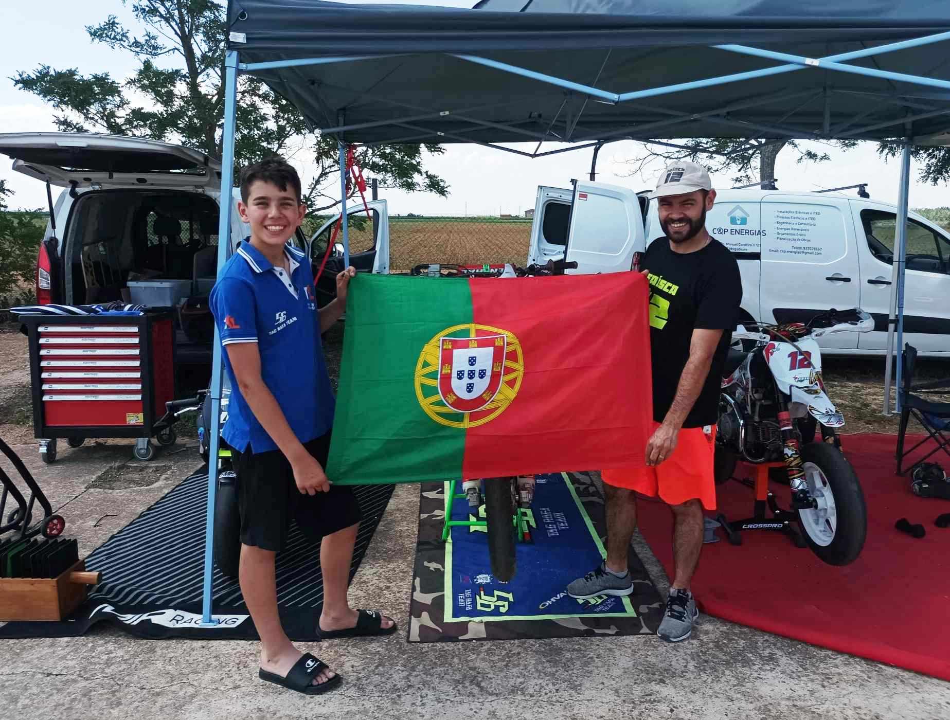 Tiago Rafael e Emanuel Peso em bom plano no Circuito de Castroponce