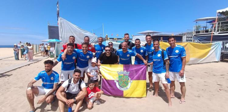 Vila Flor SC termina primeira fase do Campeonato Nacional de Futebol de Praia com vitória